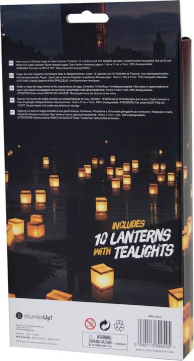 Actual product image TOP Floating lanterns (11 x 11 x 11 cm, 10 x)