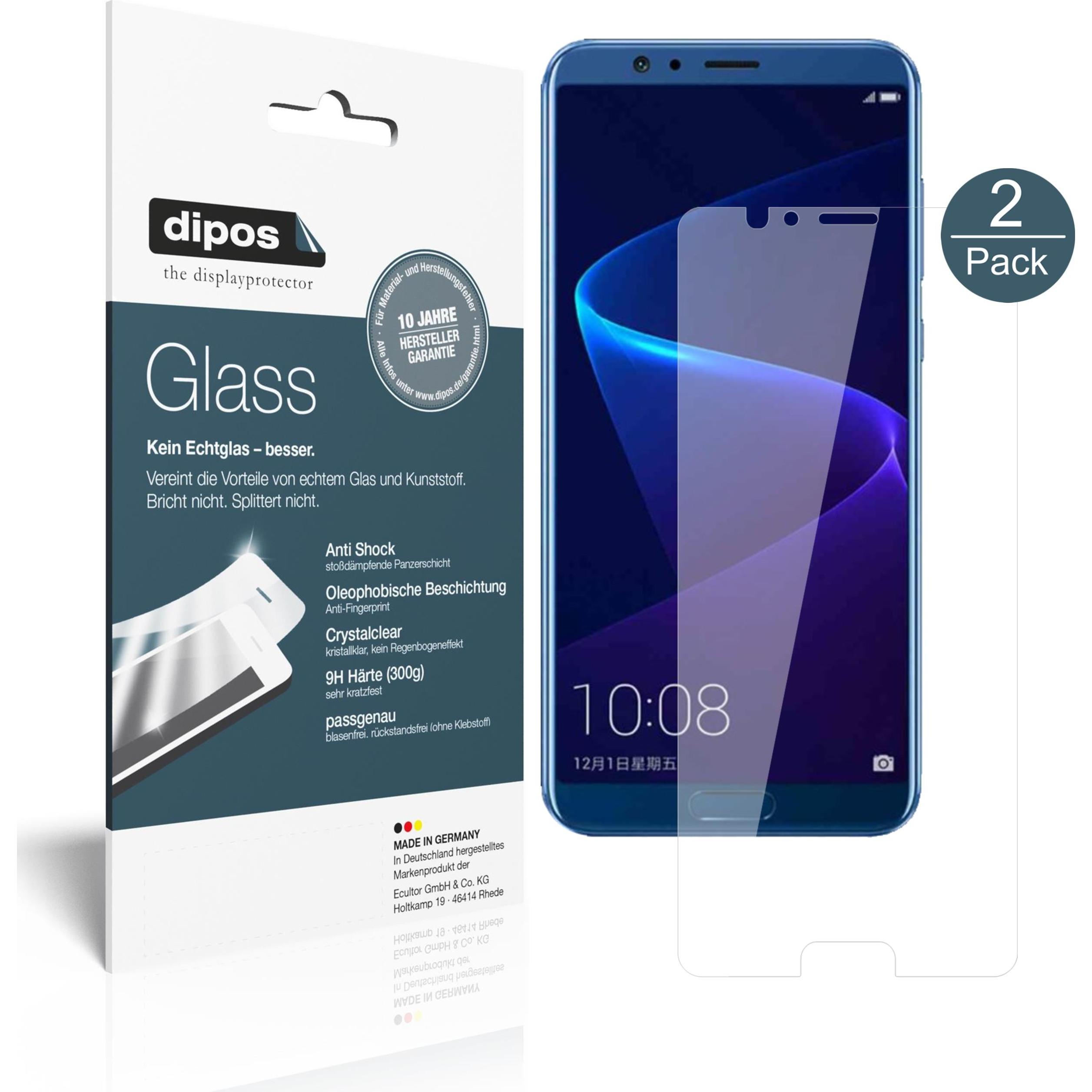 Thumbnail - Dipos Displayschutz Anti-Shock (2 Stück, Honor V10), Smartphone Schutzfolie, Transparent