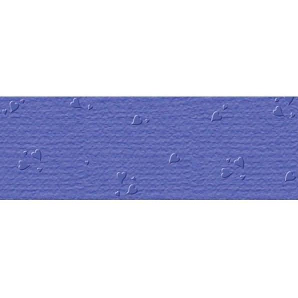 Ursus, Bastelpapier, Prägekarton Elegance 220g/qm 23x32cm VE=5 Blatt Herzen dunkelblau (220 g/m², 5 x)