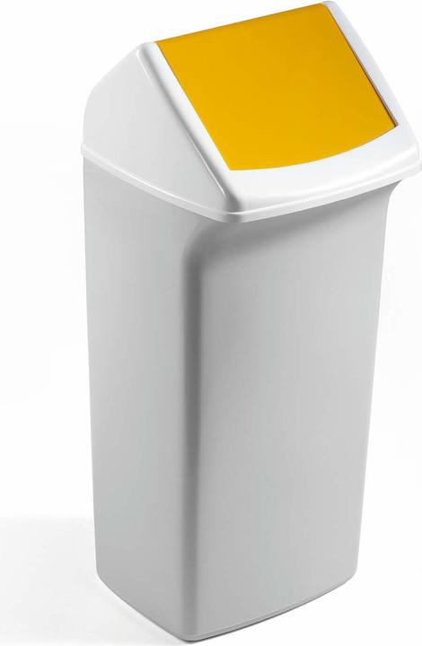 Produktbild Durable Deckel Polyethylen gelb B330xT330mm passend für Abfallsammler 40 l mit Einwurfklappe (40 l)