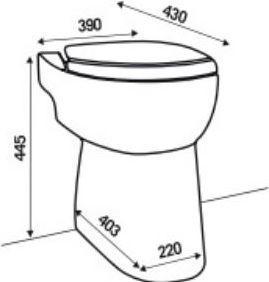 SFA Sani Compact toilet C43