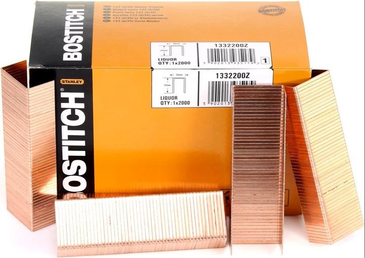Produktbild Bostitch Karton Klammern 22 mm Liquor 2000 Stk. für DSA-3522-E / DS-3522-E / MS-3522-E / T541402 ( 1 (2000x)