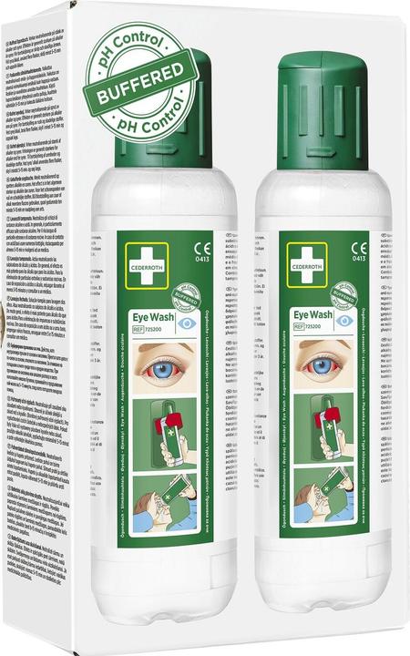 Cederroth Augendusche 2 x 500 ml (Erste Hilfe Set Zubehör)