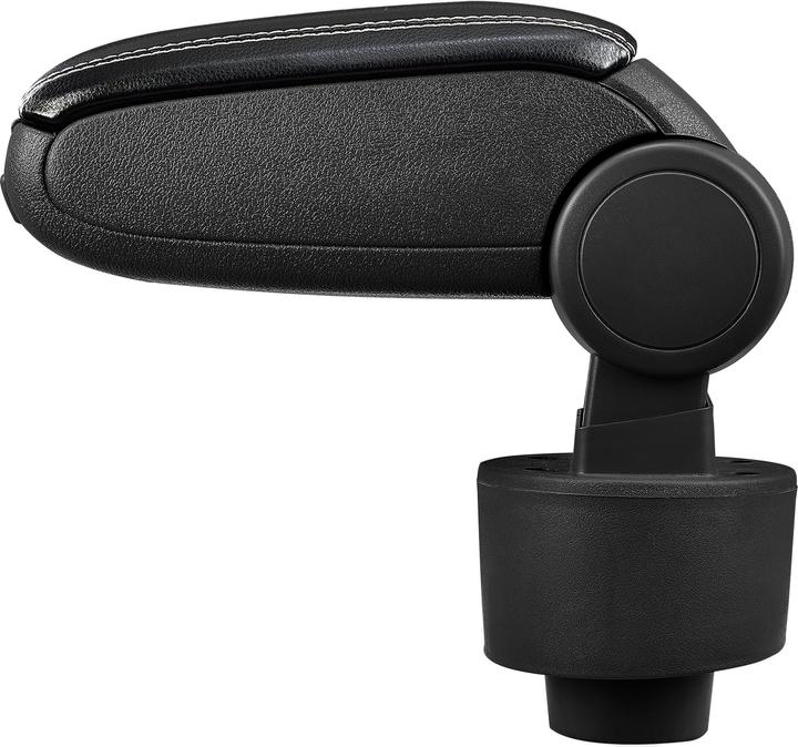 Produktbild Pro-Tec Mittelarmlehne Seat Ibiza mit Staufach Kunstleder Schwarz mit weissen Nähten