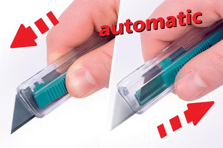 Produktbild wolfcraft 1 Sicherheitsmesser aus Kunststoff (Cutter)