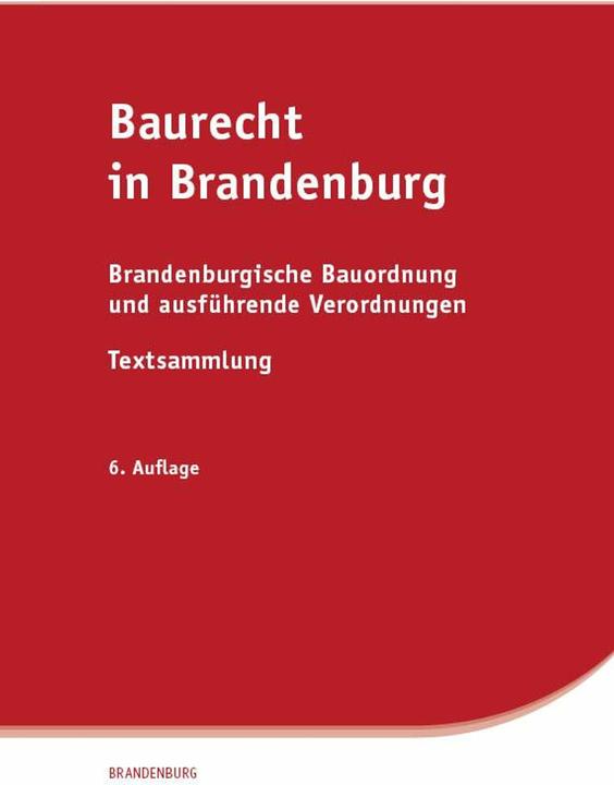 Immagine prodotto Baurecht in Brandenburg (Tedesco, 2024)