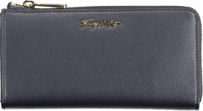 Actual product image Tommy Hilfiger Blue Polyurethane Women Wallet