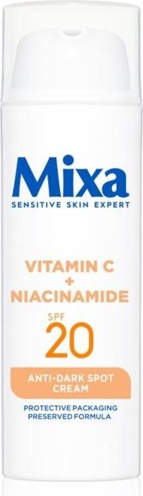 Image du produit Mixa Vitamine C + niacinamide (50 ml, Crème de jour, SPF 20)