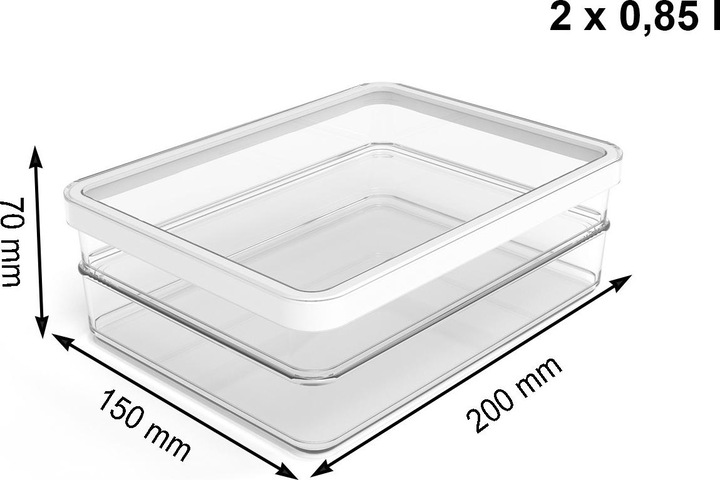 Actual product image Rotho Fridge organiser