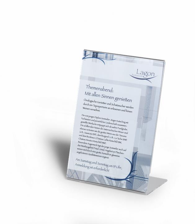 Immagine prodotto Durable Stand di presentazione A5, trasparente (A5)