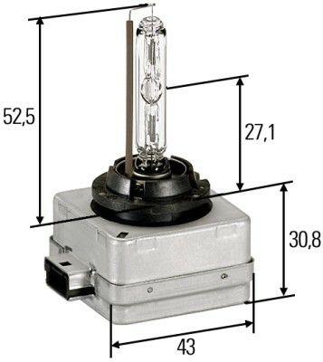 Actual product image Hella Bulb D1S 12V/24V 35W, Pk32d-s, 8GH 002 089-133 (D1S)