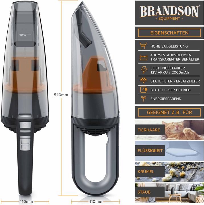 Image du produit Brandson Aspirateur à main