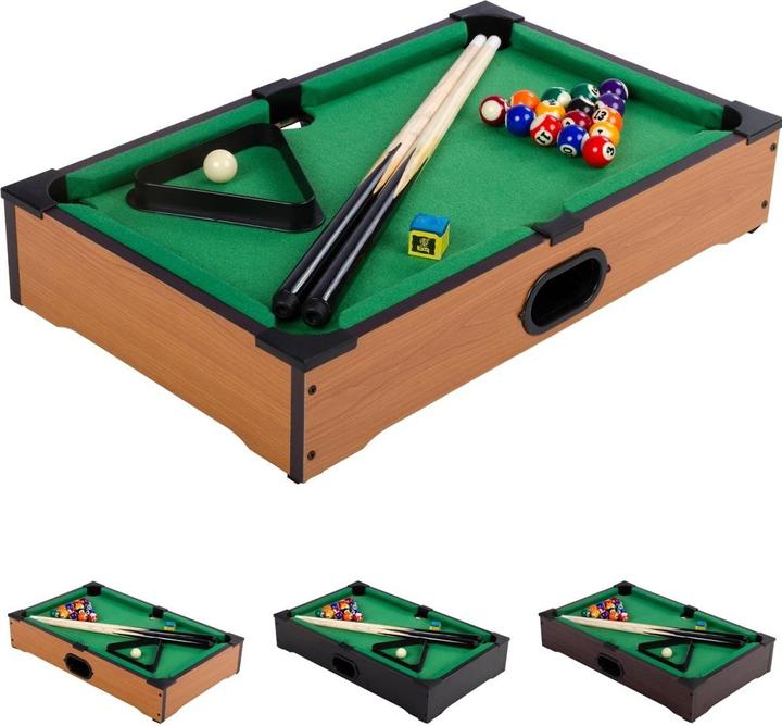 Actual product image Games Planet Mini pool table NANO + accessories, light-coloured