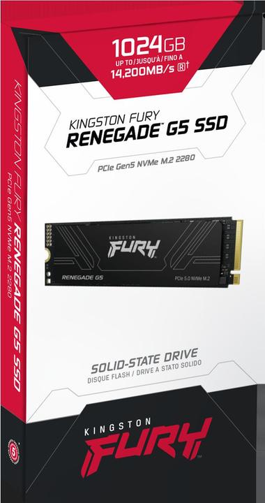 Produktbild Kingston FURY Renegade G5 (4000 GB, M.2 2280)