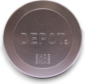 Produktbild Depot Shoe Shine Metal Jar Silver - A Premium Shoe Care Product