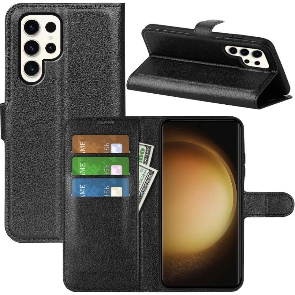 Thumbnail - Screenguard Leather Guard (Samsung Galaxy S23 Ultra), Smartphone Hülle, Schwarz