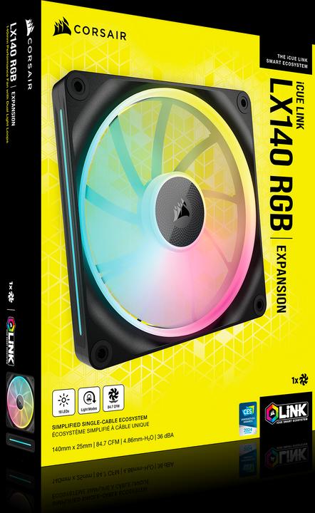 Actual product image Corsair iCUE LINK LX140 RGB (140 mm, 1 x)