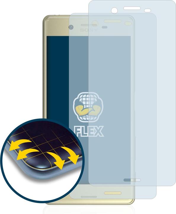 Actual product image BROTECT Full-Cover Protector (2 Piece, Sony Xperia X)