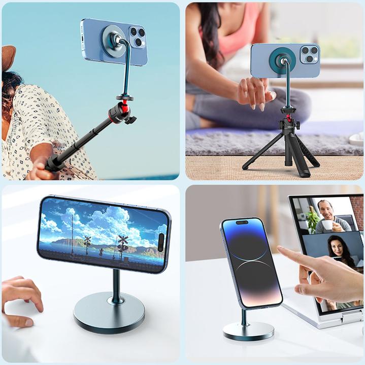 Productafbeelding Ulanzi AS008 Magnetic Phone Holder For Desk/Tripod (U-AS008)