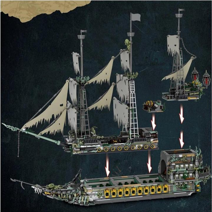 Image du produit ReoBrix The Flying Dutchman Big Ship (Le grand navire du Hollandais volant)