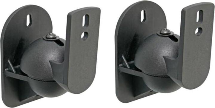 Velleman Loudspeaker Wall Bracket (1 Pair) (1 pair, Wall installation, Rotatable)