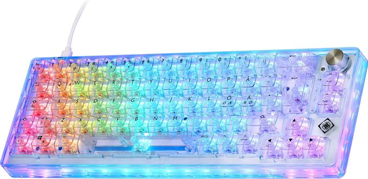 Actual product image Deltaco Gaming Gaming keyboard GAM-160-T-CH White, keyboard layout (CH, Cable)