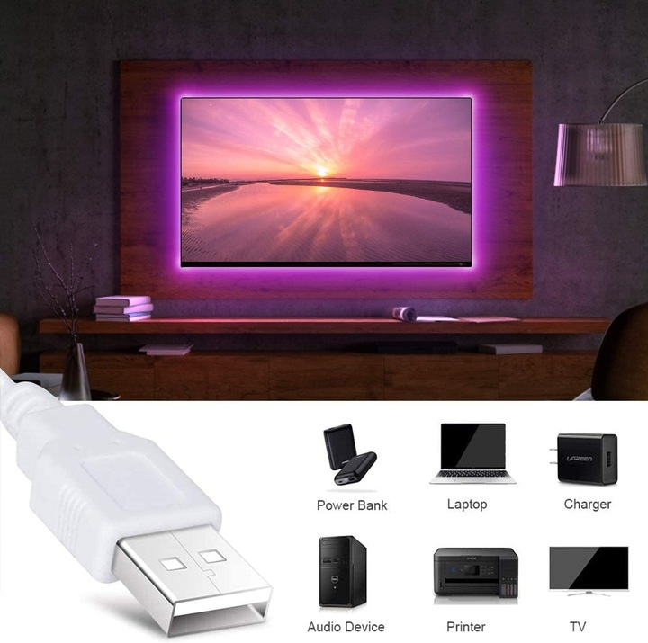 Produktbild Lumina Swiss LED Strip TV Ambi (Mehrfarbig, 500 cm, Indoor)