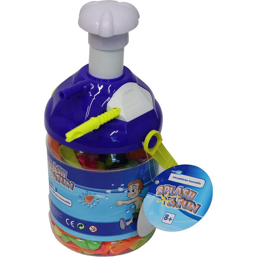 Splash & Fun Wasserbombenpumpe, inklusive 150 Wasserbomben (151 x) (0077609881)