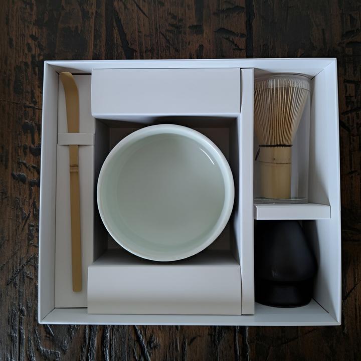 Actual product image Gewürzladen Näfels Matcha Set – in Geschenkbox, schwarz