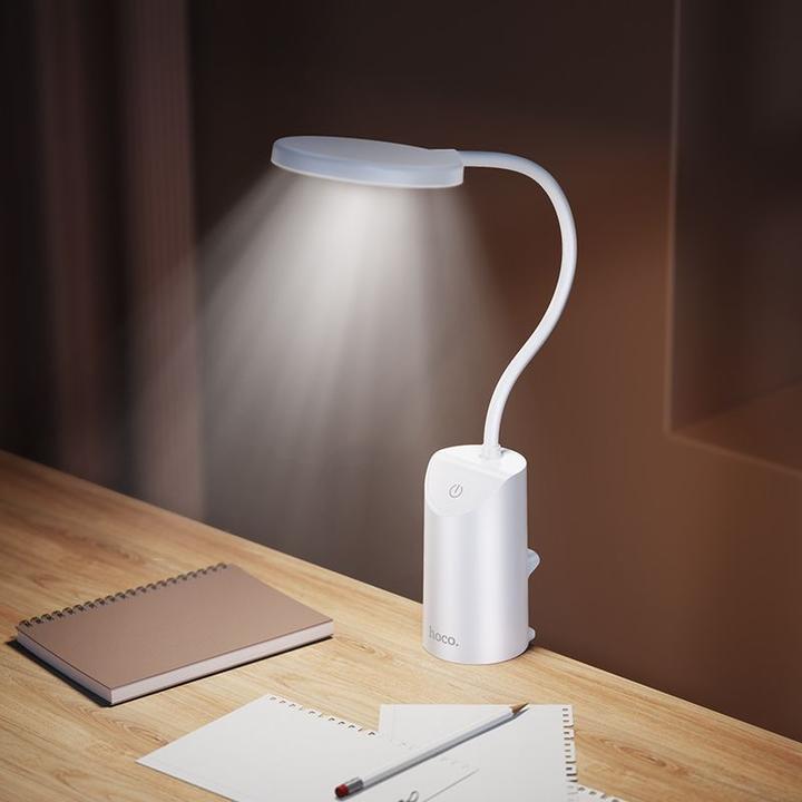 Actual product image Hoco Desc lamp HX10 Clip table lamp White (200 lm)