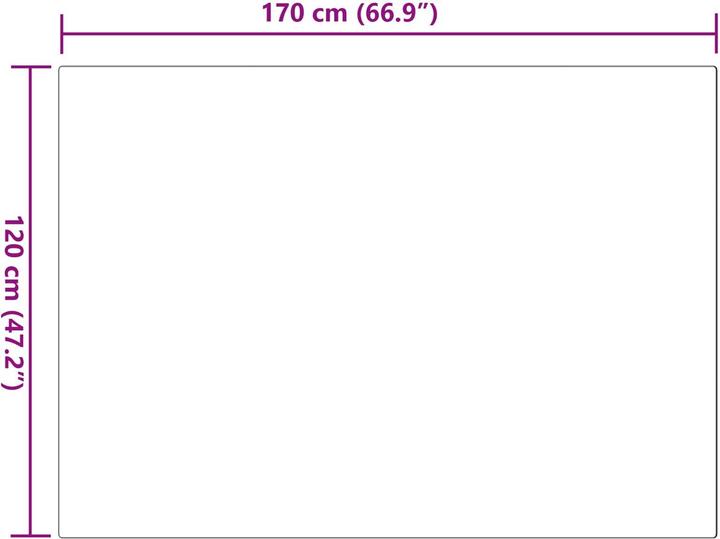 Produktbild vidaXL Wohnzimmerteppich (120 x 170 cm)