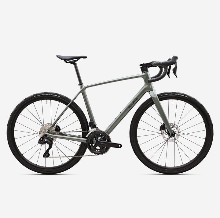 Van rysel Rennrad Endurance EDR CF Ultra Shimano 105 Di2 grün/kaki