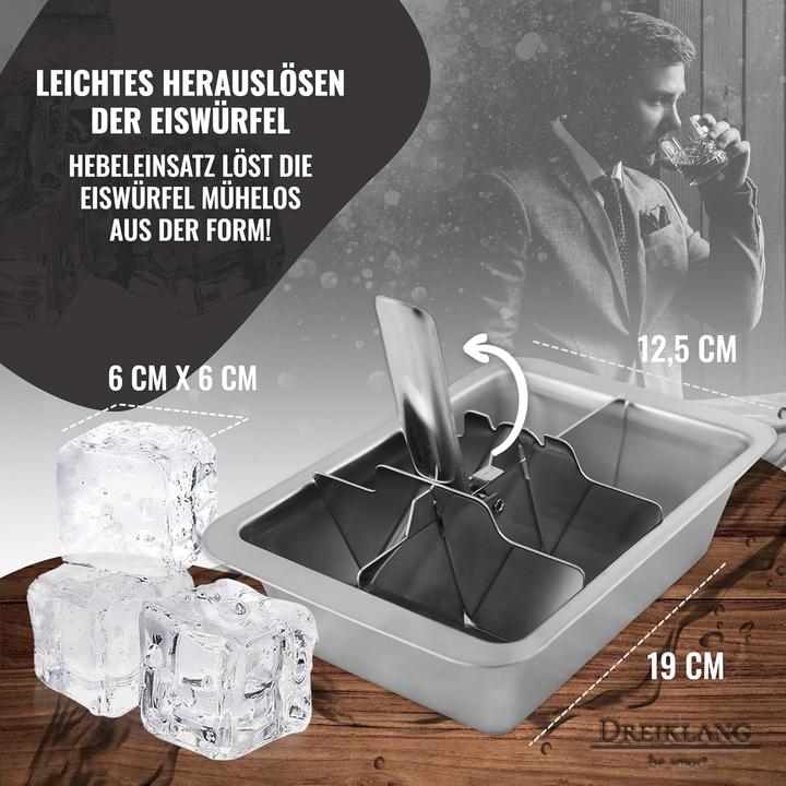 Produktbild Dreiklang-be smart XXL Eiswürfelform mit Hebeleinsatz