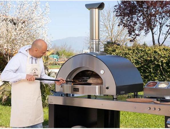 Productafbeelding Alfa Forni Low & Slow Kit 5 Pizze - Gas (Moderno)