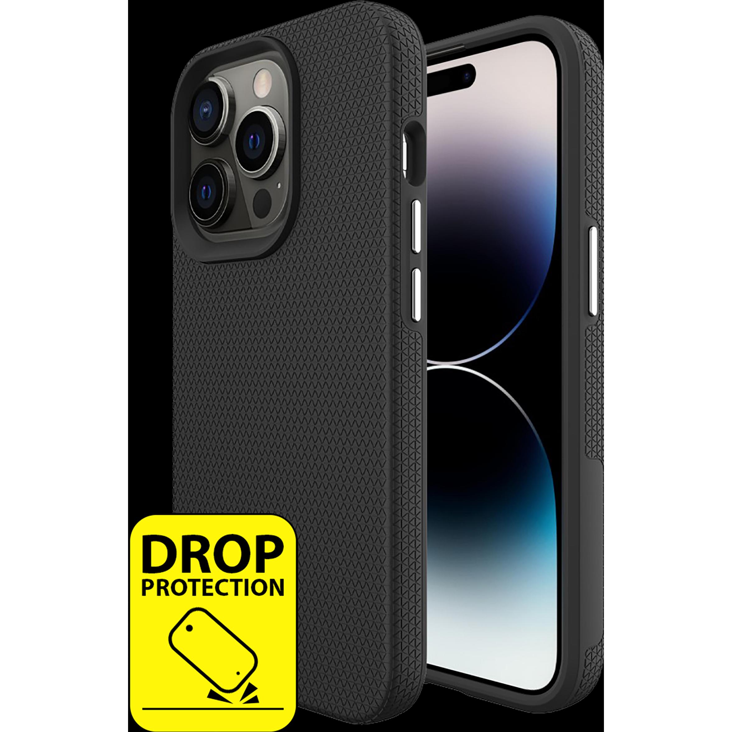 Cazy Robuste Strukturhülle für iPhone 14 Pro, TPU und PC Material, Rutschfeste Textur - (Apple iPhone 14 Pro), Smartphon...