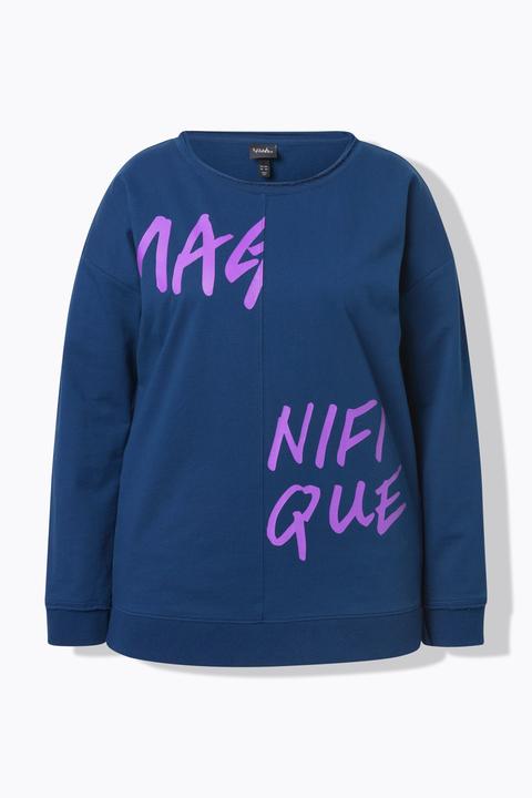 Actual product image Ulla Popken Magnifique Split Style Sweatshirt (54)