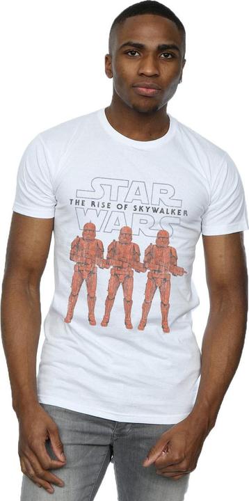 Actual product image Star Wars Mens The Rise Of Skywalker Stormtrooper Colour Line Up T-Shirt (XL)