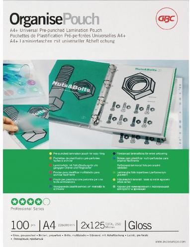 Produktbild GBC Laminierfolie (A4, 100 Stk., 125 µm)