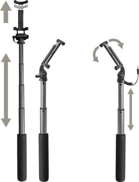 Actual product image SBS Telescopic selfie stick with cable - Infinity Picture Collection