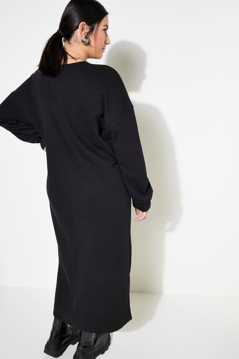 Produktbild Studio Untold Sweat-Midikleid, Oversize Shape, Ballon-Langarm (46, 48)
