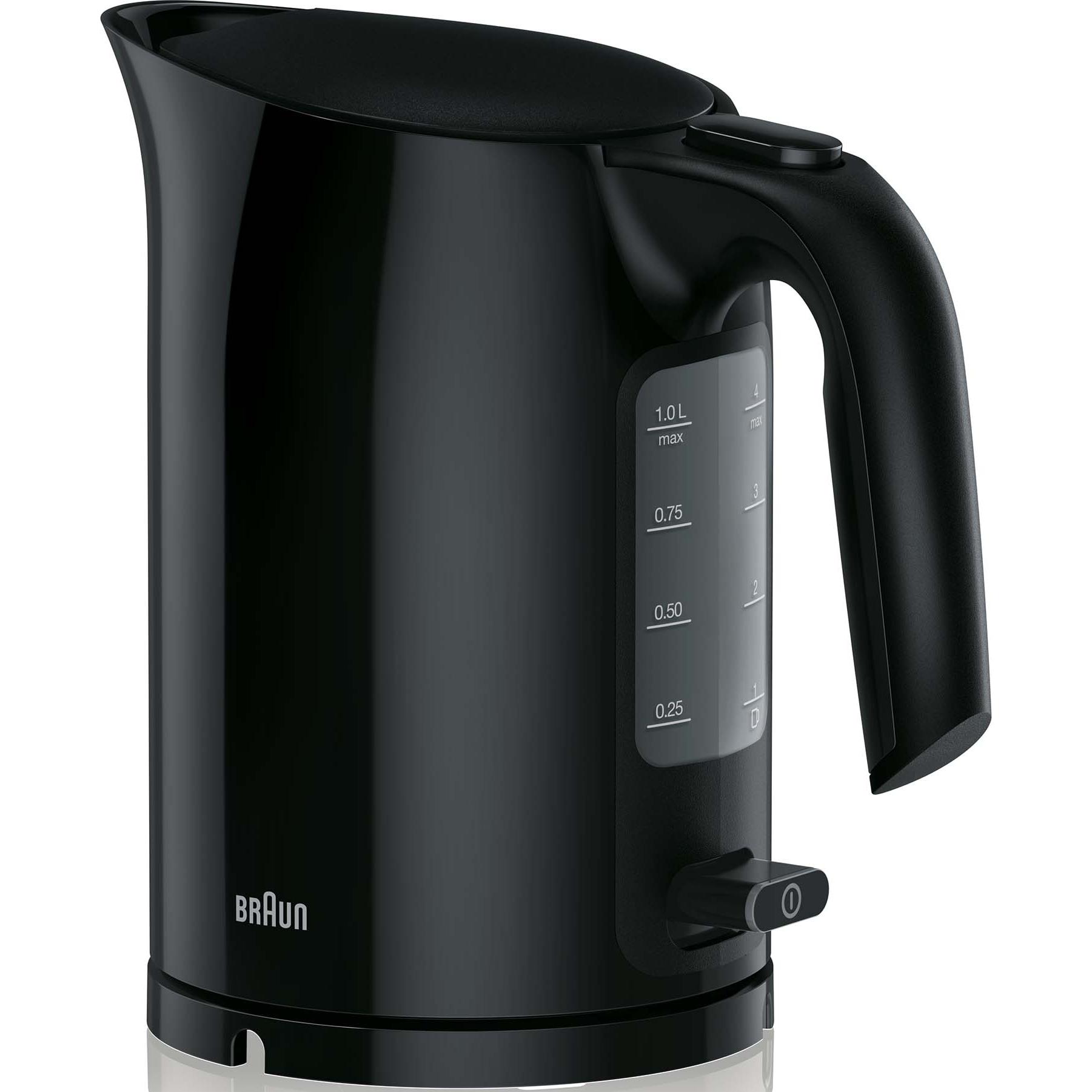 Braun WK 3000 BK PurEase, Wasserkocher, Schwarz