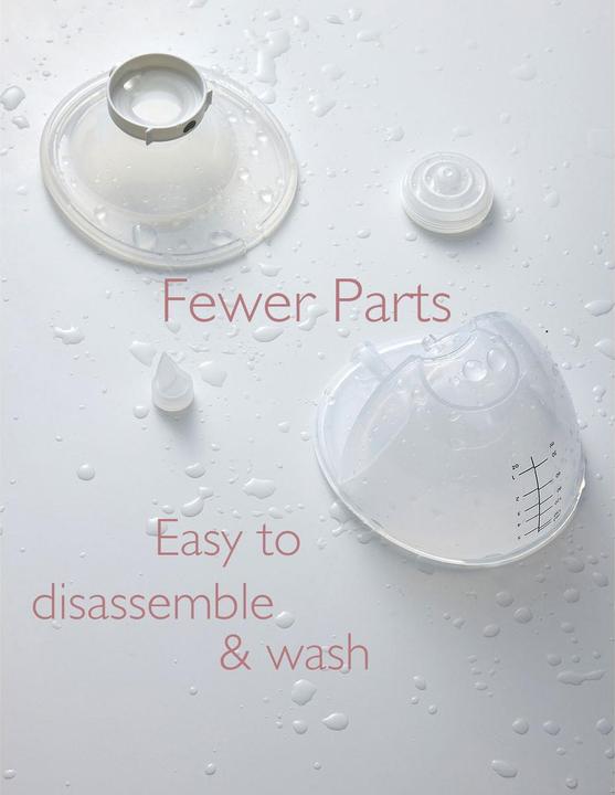 Actual product image Momcozy M5 Wearable Breast Pump Red Single Pack