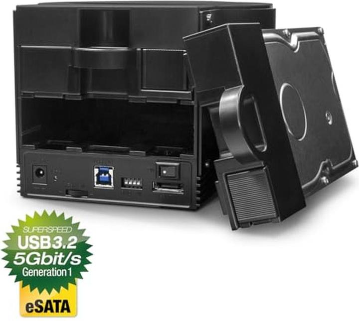 Actual product image Fantec SQ-X2RU3e black (3.5")