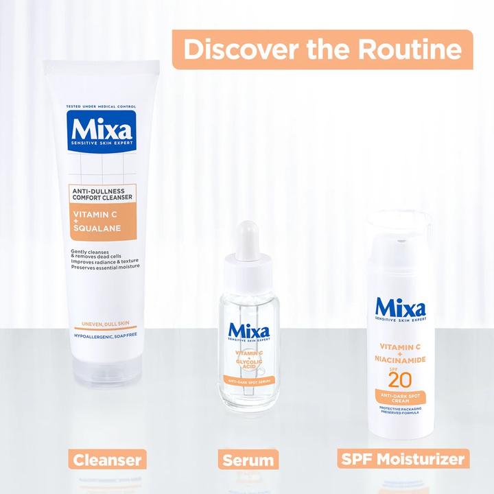 Actual product image Mixa Vitamin C + Niacinamide (50 ml, Day cream, SPF 20)