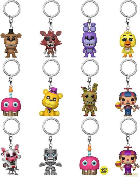 Productafbeelding Funko Five Nights at Freddy's POP! Vinyl Schlüsselanhänger 4 cm Classic Display (12)
