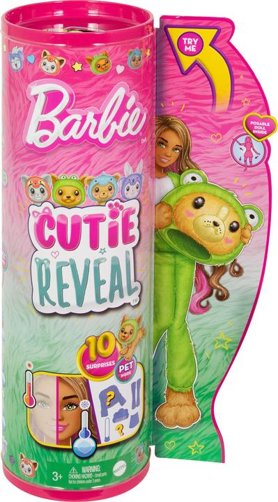 Actual product image Barbie Lalka Mattel Cutie Reveal Piesek-Żaba Seria Kostiumy Zwierzaczki HRK24