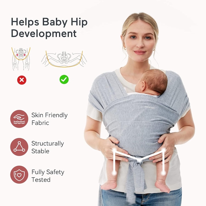 Image du produit Momcozy Baby Wrap Carrier Slings (2.15 m)