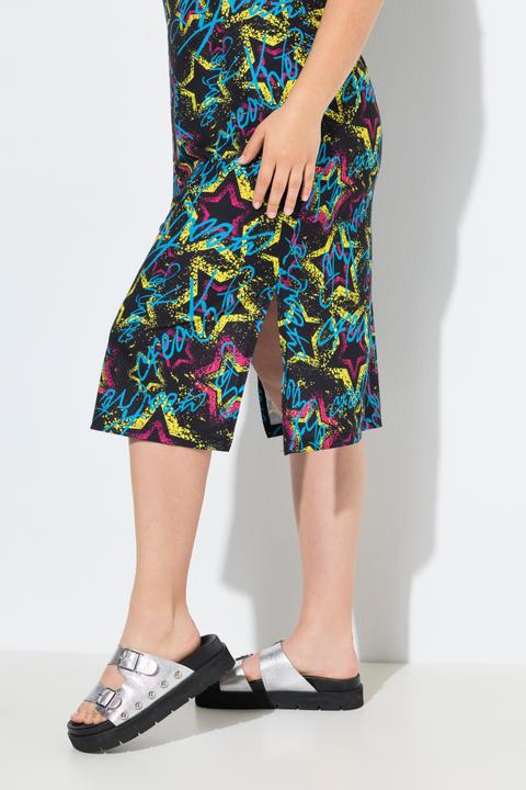 Immagine prodotto Angel of Style Maxi abito in jersey dal taglio dritto con fantasia con stelle (52)