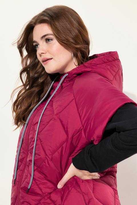 Produktbild Ulla Popken HYPRAR Steppweste, Tunnelzug, 2-Wege-Zipper, recycelt (42, 44)