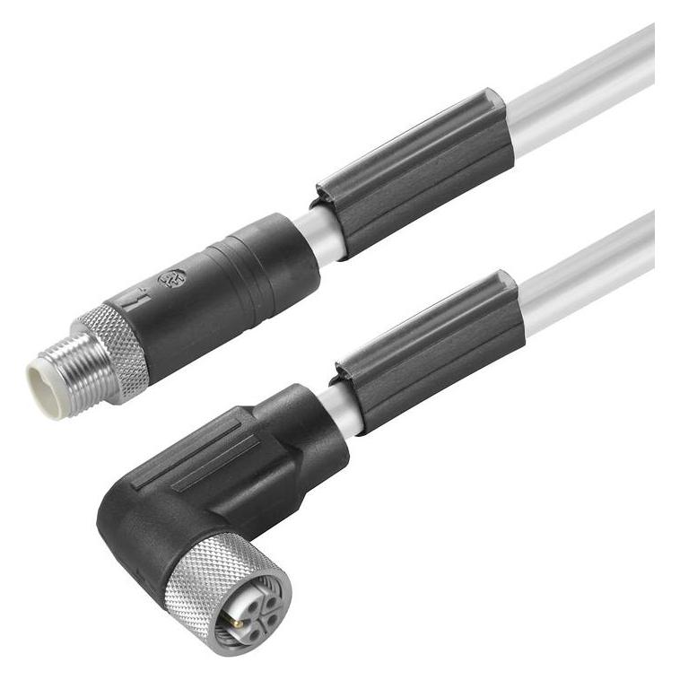 Weidmüller 2455280500 Sensor-/Aktor-Steckverbinder konfektioniert Stecker 1.00 m Polzahl 5, Elektronikkabel + Stecker